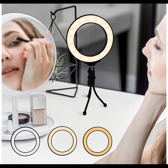 LED Ring Light 4" Tripod Stand for YouTube Video - Picture 6 of 7